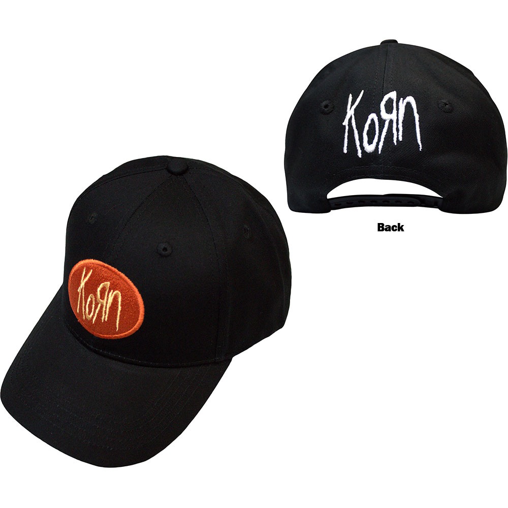Korn - Oval Logo Baseball cap - Black